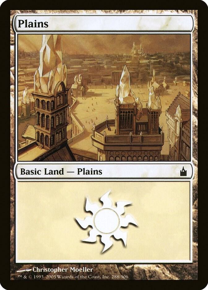 Plains 288 card from Ravnica: City of Guilds