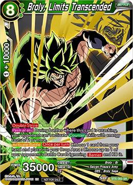 Broly, Limits Transcended (Event Pack 3 - 2019) BT6-060_PR card from Promotion Cards