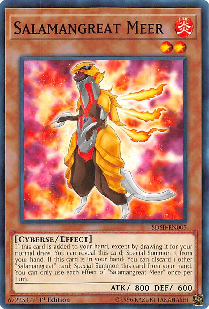 Salamangreat Meer SDSB-EN007 card from Structure Deck: Soulburner