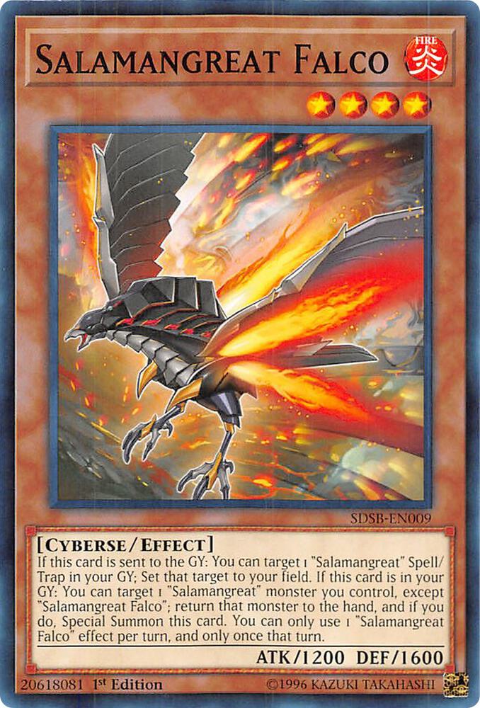 Salamangreat Falco SDSB-EN009 card from Structure Deck: Soulburner