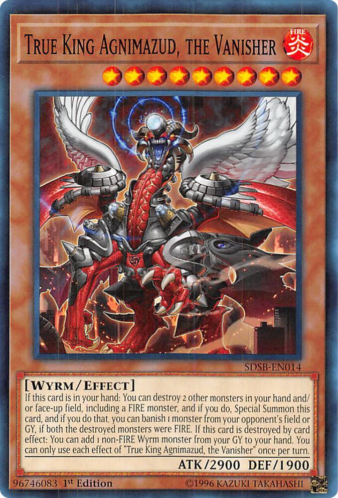 True King Agnimazud, the Vanisher SDSB-EN014 card from Structure Deck: Soulburner