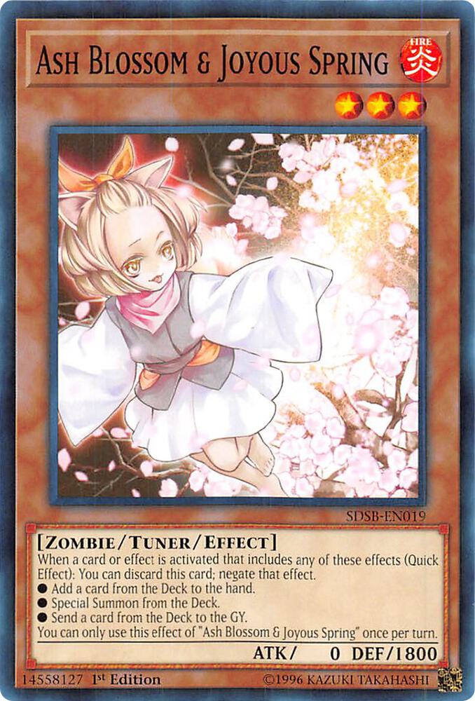 Ash Blossom & Joyous Spring SDSB-EN019 card from Structure Deck: Soulburner