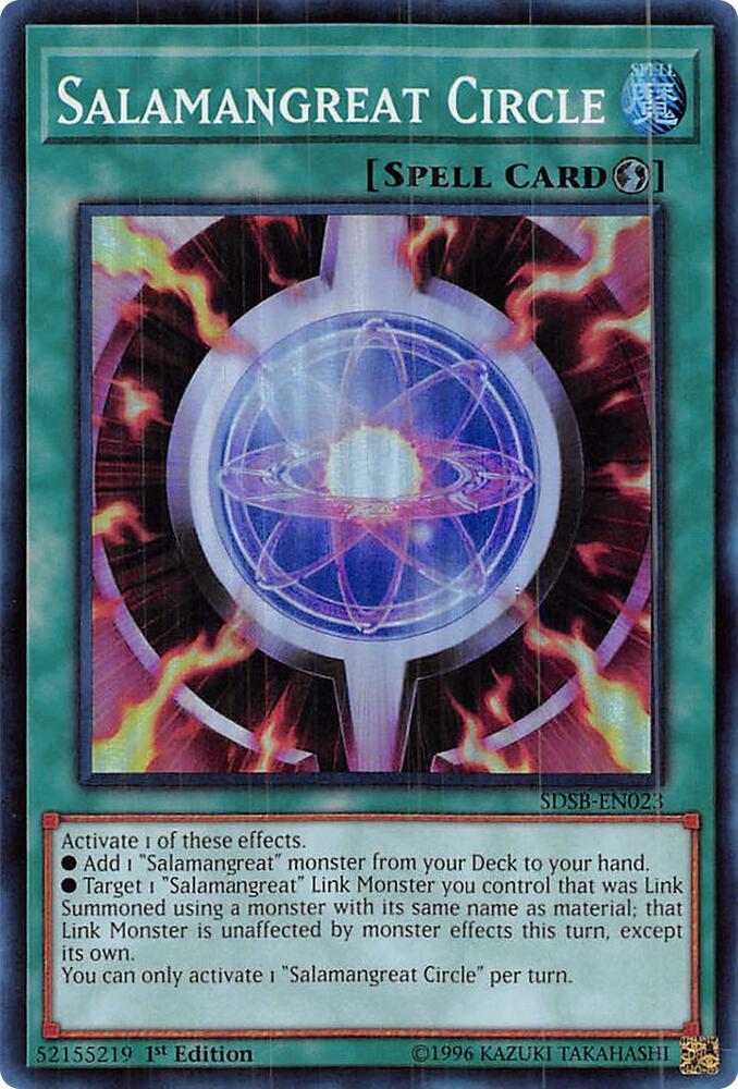 Salamangreat Circle SDSB-EN023 card from Structure Deck: Soulburner