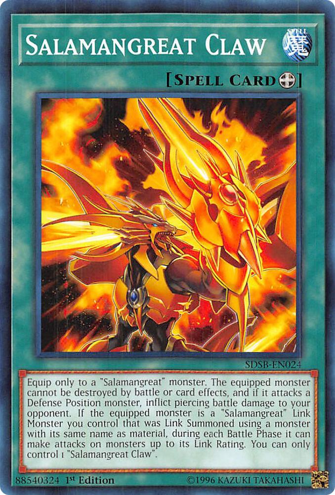 Salamangreat Claw SDSB-EN024 card from Structure Deck: Soulburner