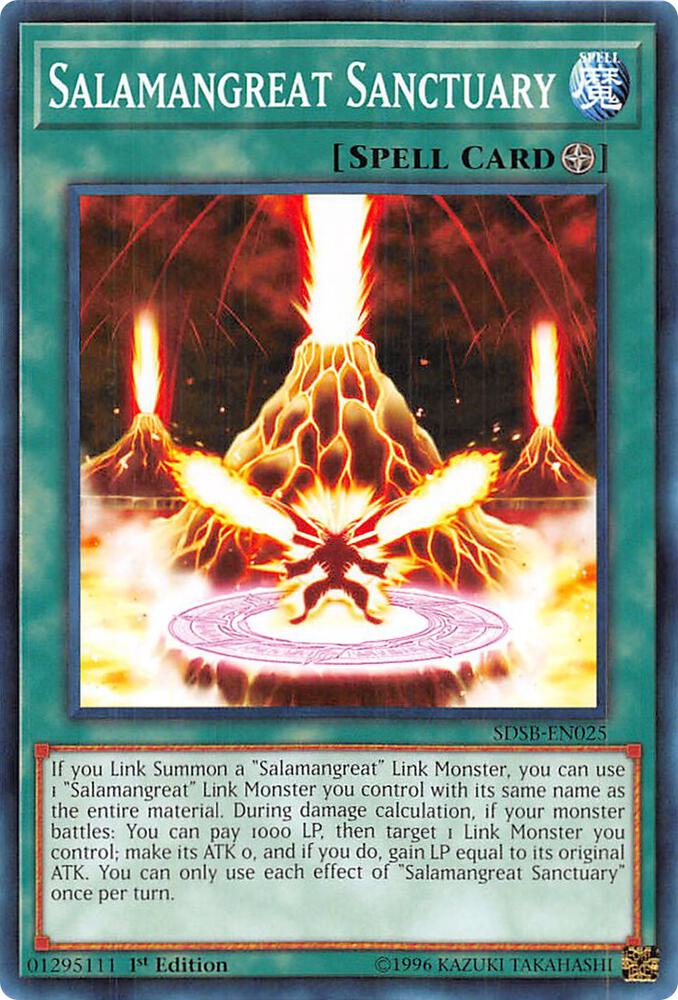 Salamangreat Sanctuary SDSB-EN025 card from Structure Deck: Soulburner