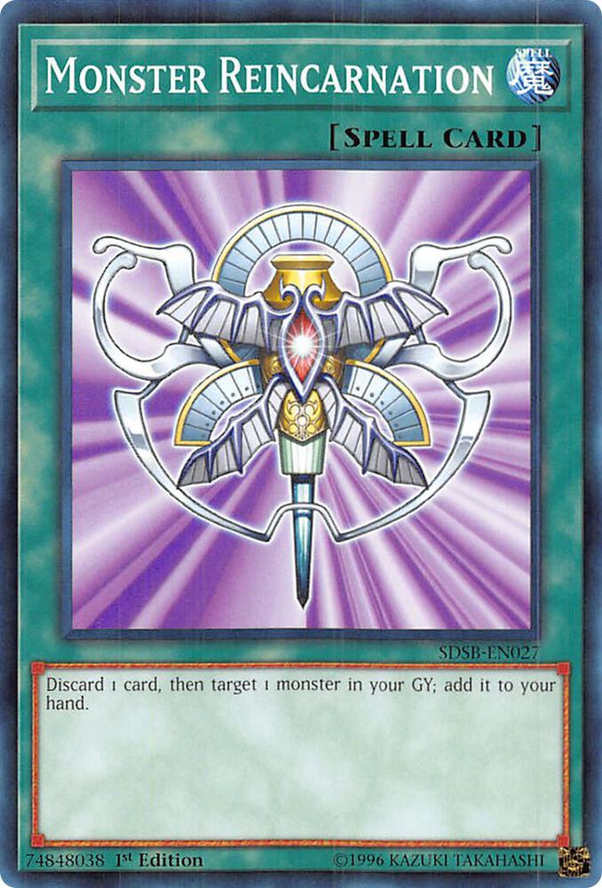 Monster Reincarnation SDSB-EN027 card from Structure Deck: Soulburner
