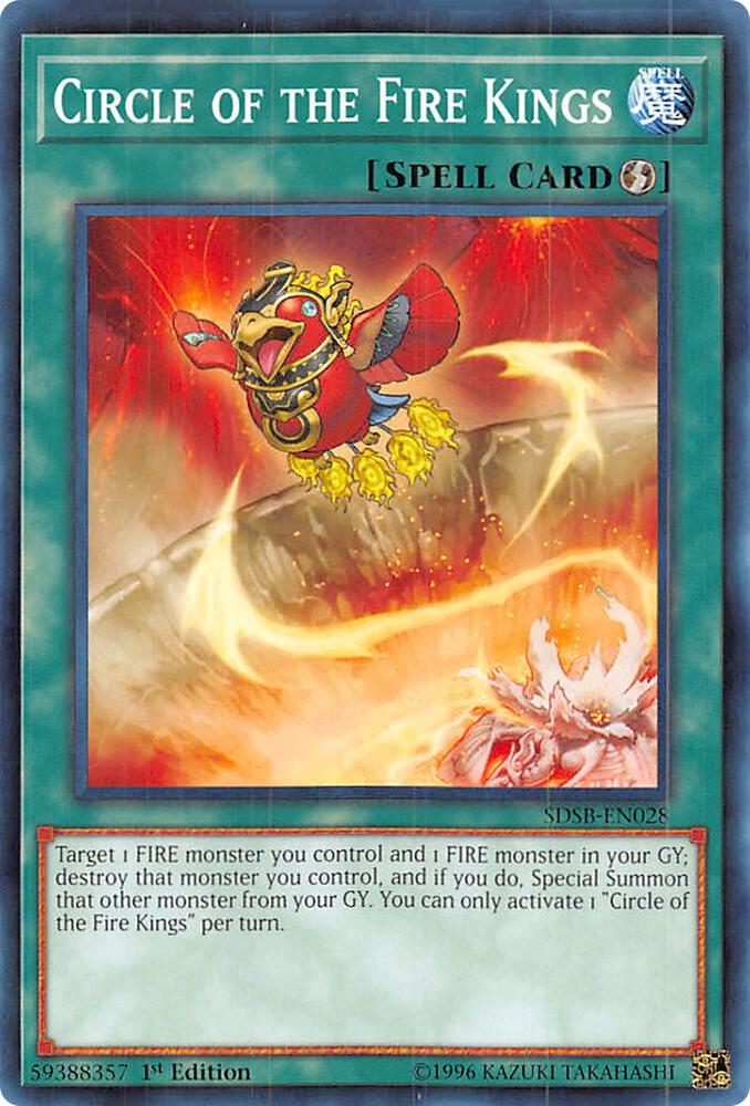 Circle of the Fire Kings SDSB-EN028 card from Structure Deck: Soulburner