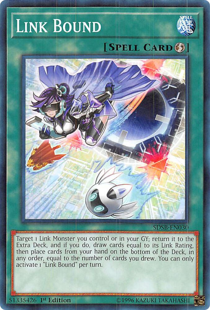 Link Bound SDSB-EN030 card from Structure Deck: Soulburner