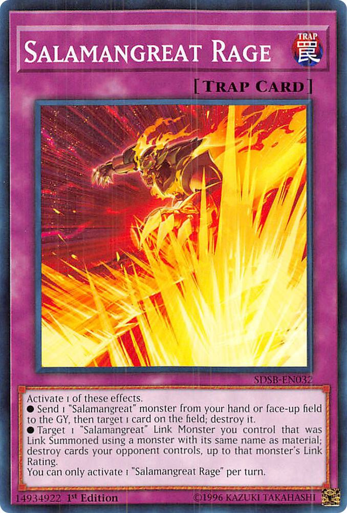 Salamangreat Rage SDSB-EN032 card from Structure Deck: Soulburner