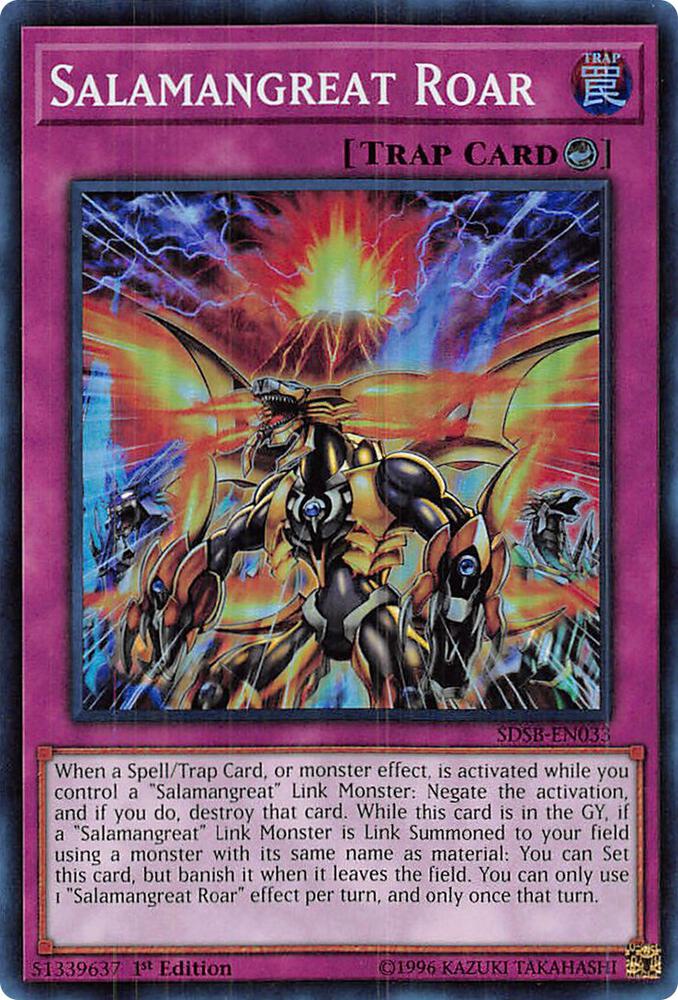 Salamangreat Roar SDSB-EN033 card from Structure Deck: Soulburner