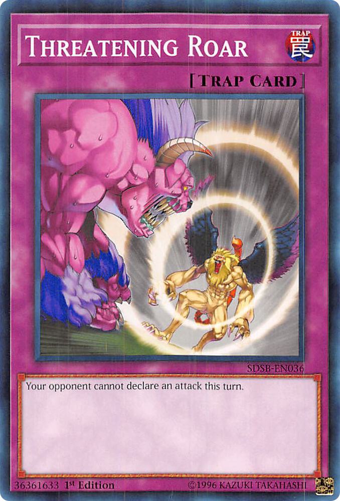 Threatening Roar SDSB-EN036 card from Structure Deck: Soulburner