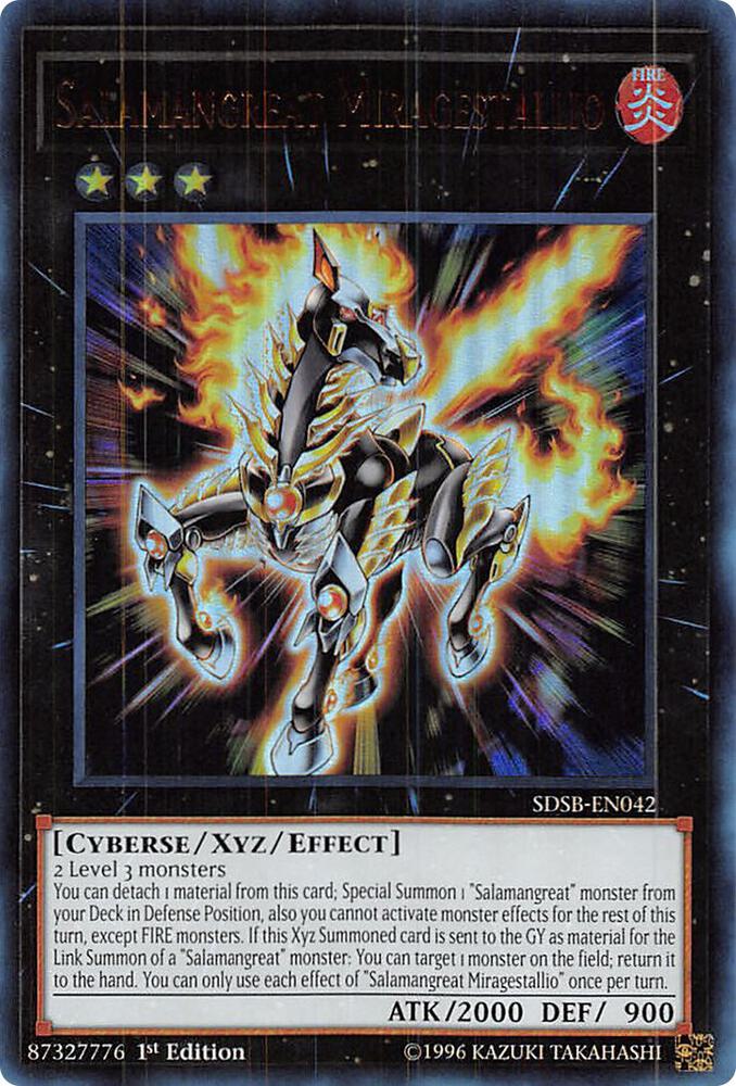 Salamangreat Miragestallio SDSB-EN042 card from Structure Deck: Soulburner