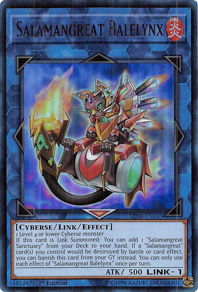 Salamangreat Balelynx SDSB-EN043 card from Structure Deck: Soulburner