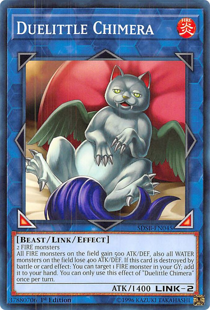 Duelittle Chimera SDSB-EN045 card from Structure Deck: Soulburner