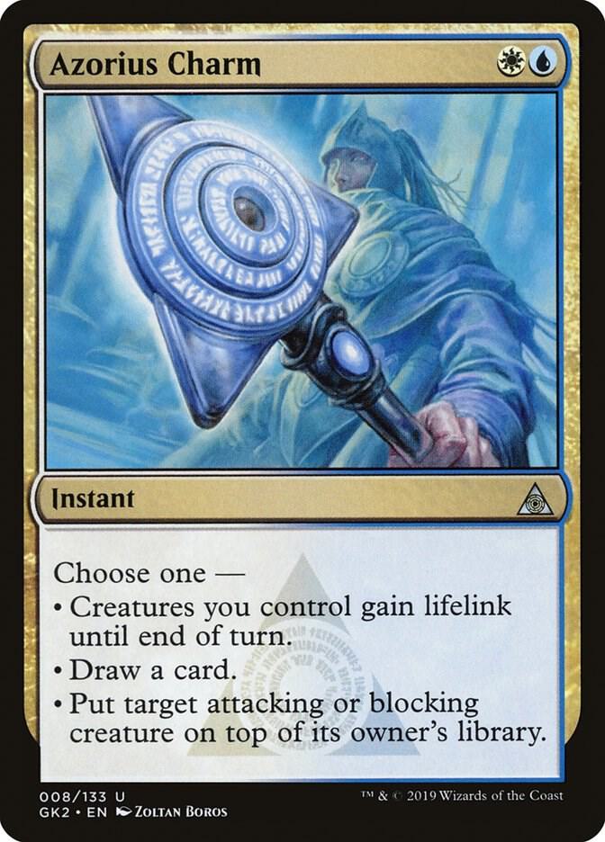 Azorius Charm 8 card from Ravnica Allegiance: Guild Kits