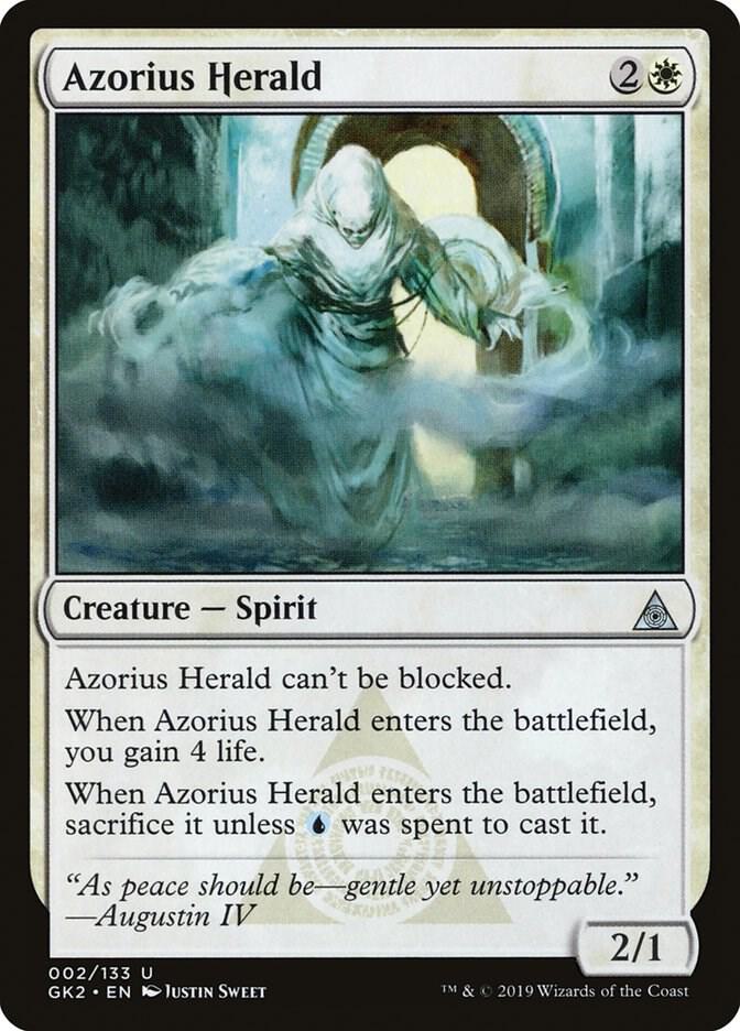 Azorius Herald 2 card from Ravnica Allegiance: Guild Kits