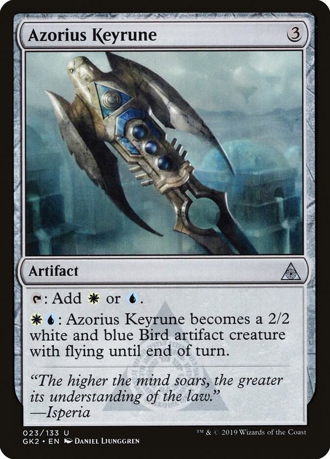Azorius Keyrune 23 card from Ravnica Allegiance: Guild Kits