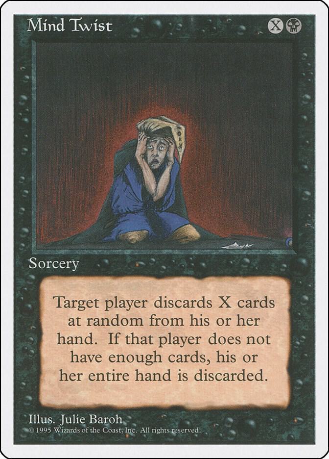 Mind Twist 31 card from Fourth Edition