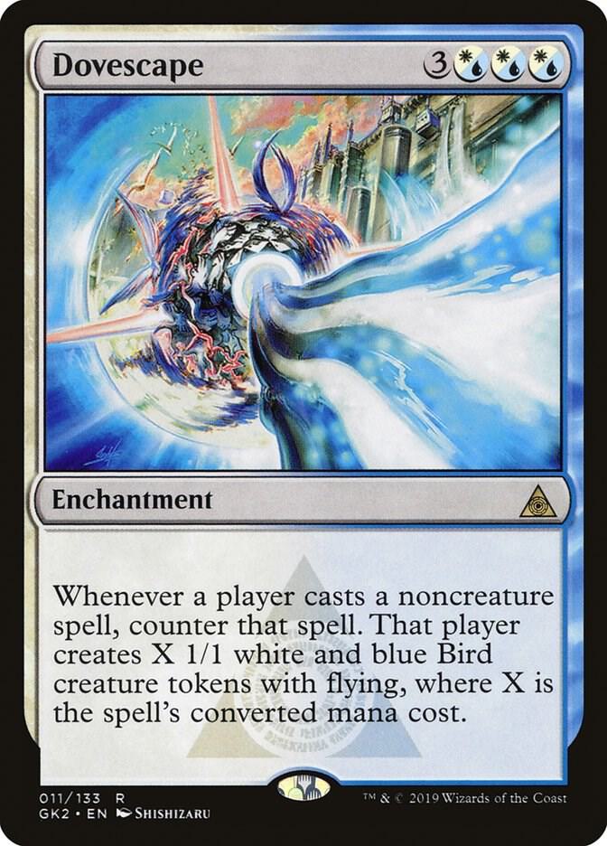 Dovescape 11 card from Ravnica Allegiance: Guild Kits