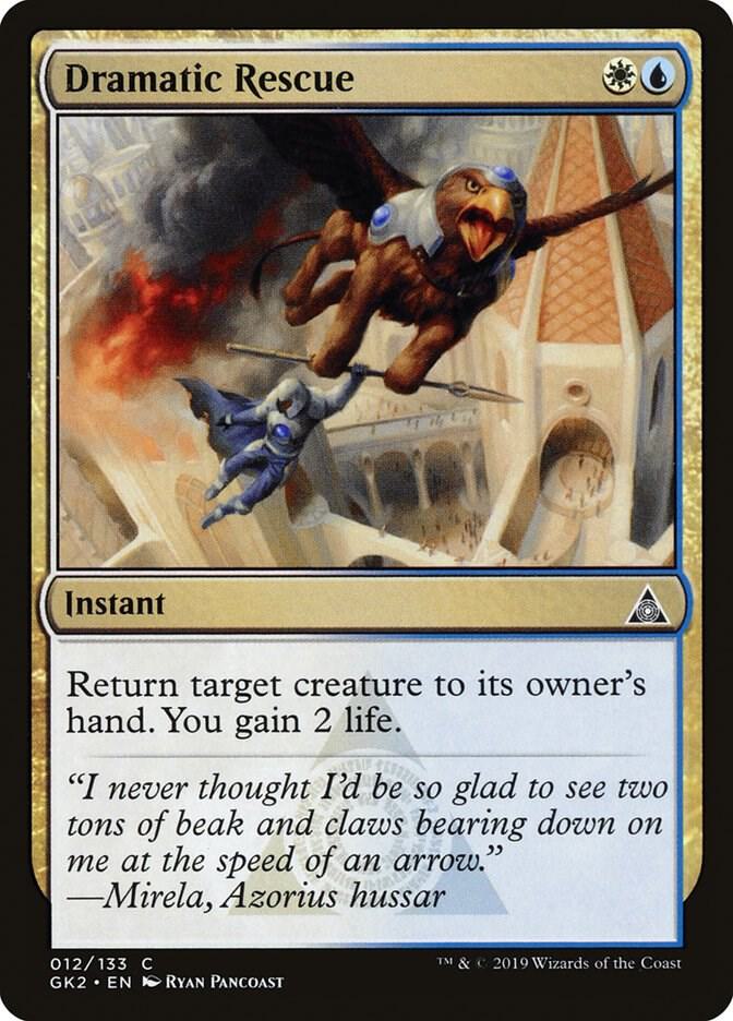 Dramatic Rescue 12 card from Ravnica Allegiance: Guild Kits