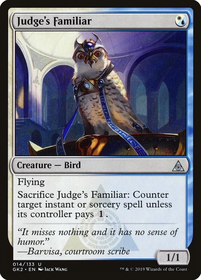 Judge's Familiar 14 card from Ravnica Allegiance: Guild Kits