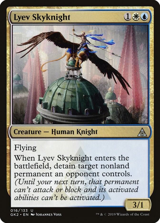 Lyev Skyknight 16 card from Ravnica Allegiance: Guild Kits