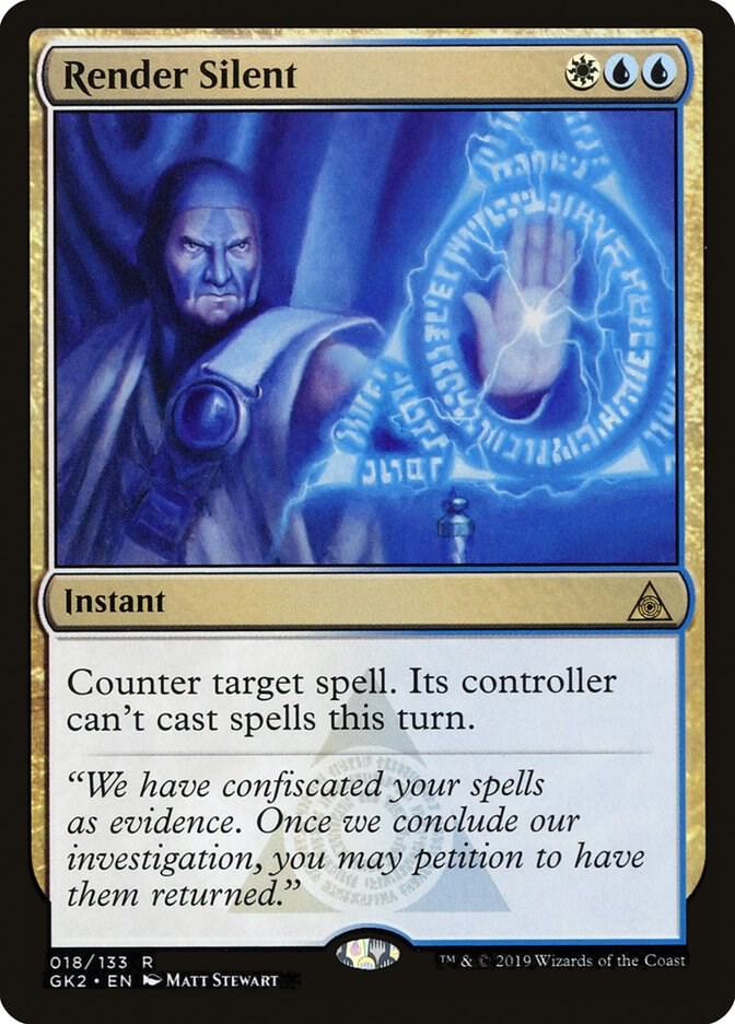 Render Silent 18 card from Ravnica Allegiance: Guild Kits