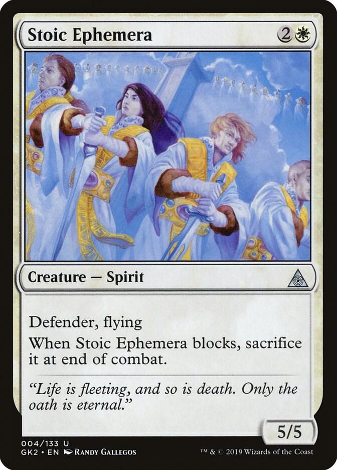 Stoic Ephemera 4 card from Ravnica Allegiance: Guild Kits