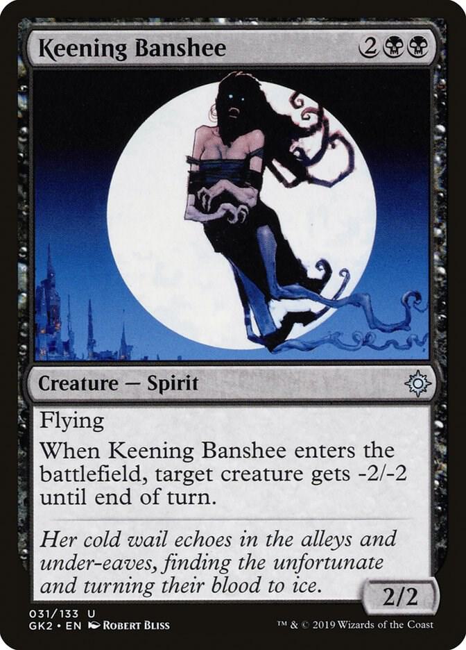 Keening Banshee 31 card from Ravnica Allegiance: Guild Kits