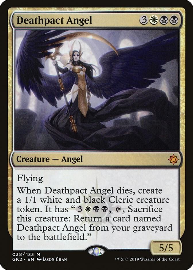 Deathpact Angel 38 card from Ravnica Allegiance: Guild Kits