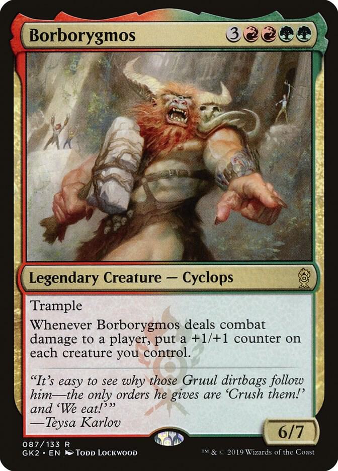 Borborygmos 87 card from Ravnica Allegiance: Guild Kits