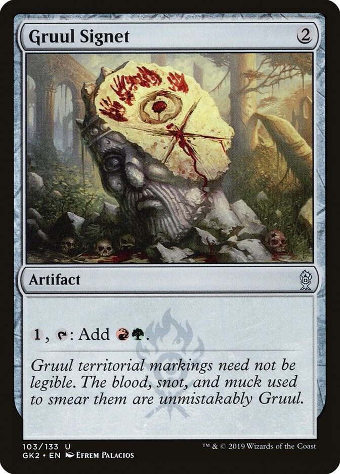 Gruul Signet 103 card from Ravnica Allegiance: Guild Kits