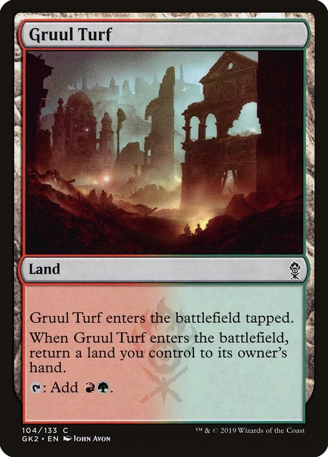 Gruul Turf 104 card from Ravnica Allegiance: Guild Kits