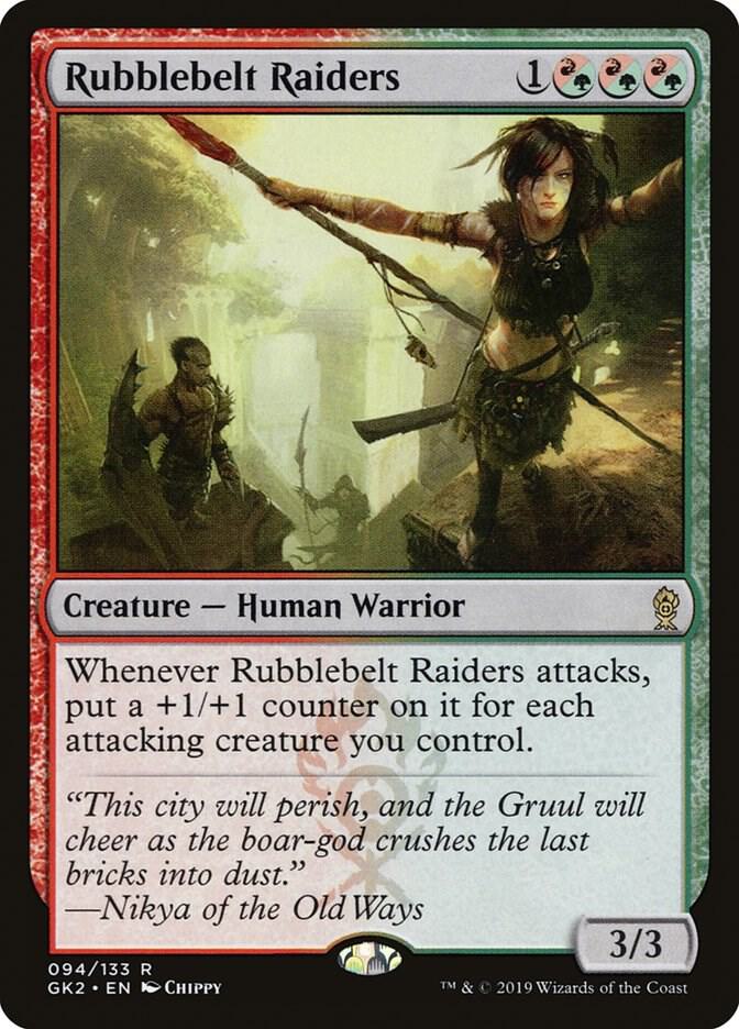 Rubblebelt Raiders 94 card from Ravnica Allegiance: Guild Kits