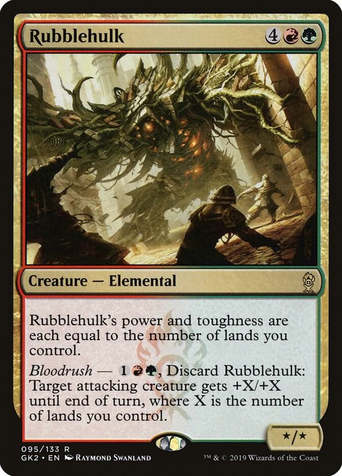 Rubblehulk 95 card from Ravnica Allegiance: Guild Kits