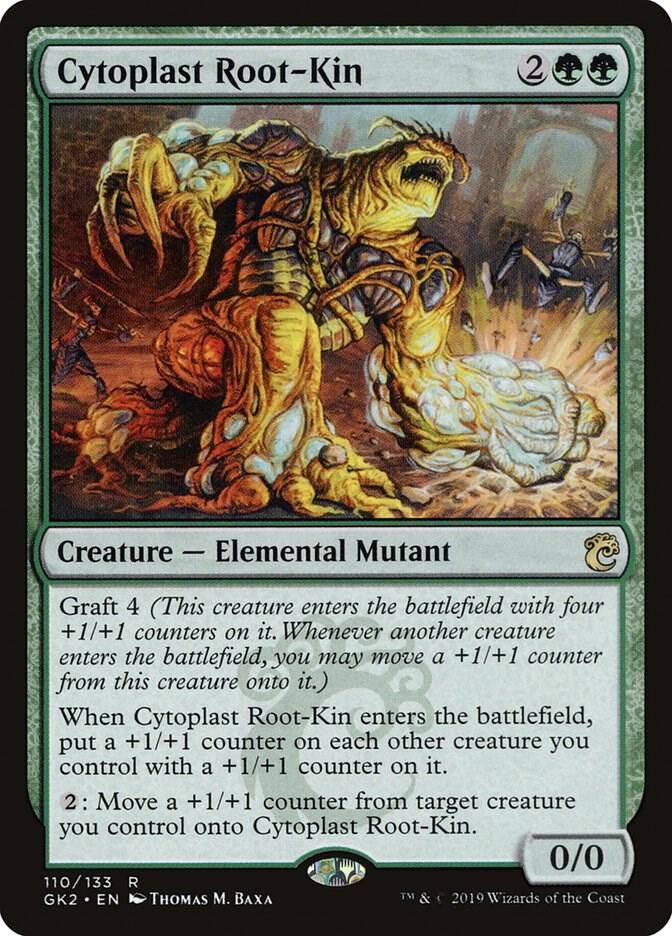 Cytoplast Root-Kin 110 card from Ravnica Allegiance: Guild Kits