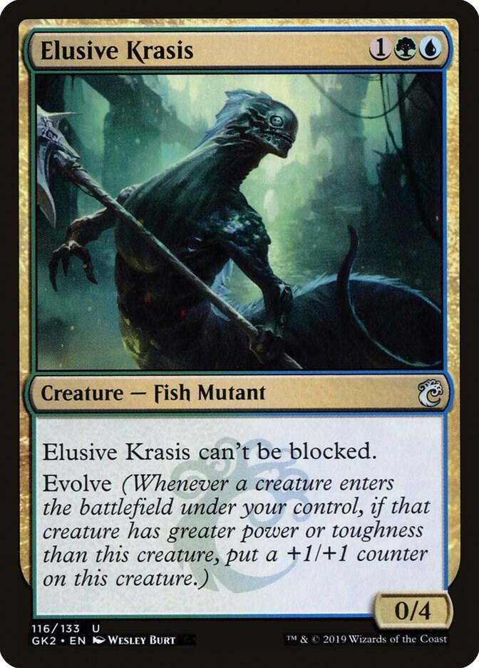 Elusive Krasis 116 card from Ravnica Allegiance: Guild Kits