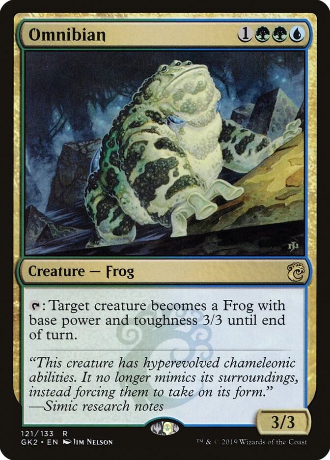 Omnibian 121 card from Ravnica Allegiance: Guild Kits