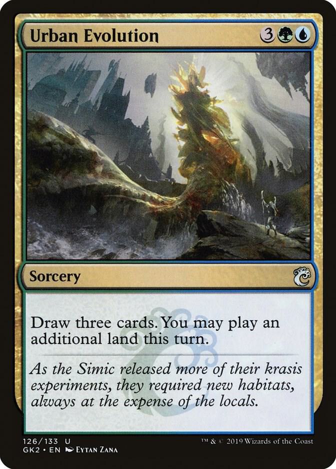 Urban Evolution 126 card from Ravnica Allegiance: Guild Kits