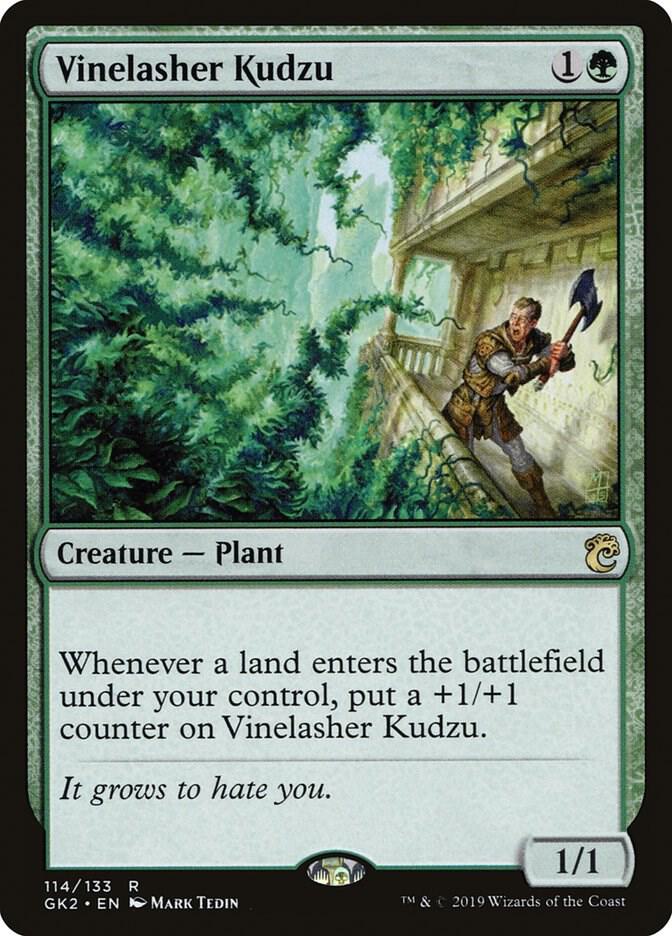 Vinelasher Kudzu 114 card from Ravnica Allegiance: Guild Kits