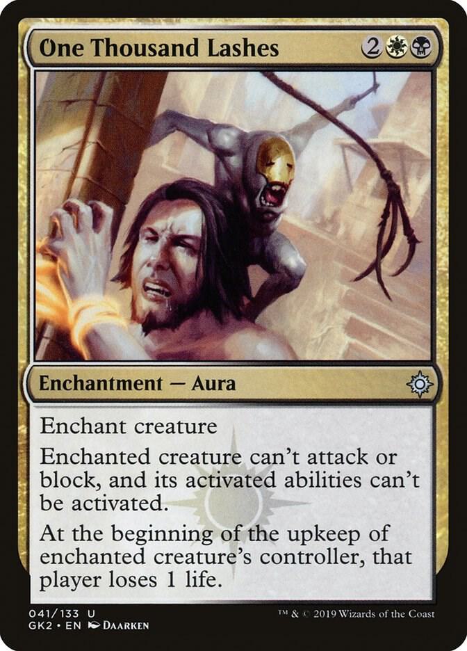 One Thousand Lashes 41 card from Ravnica Allegiance: Guild Kits