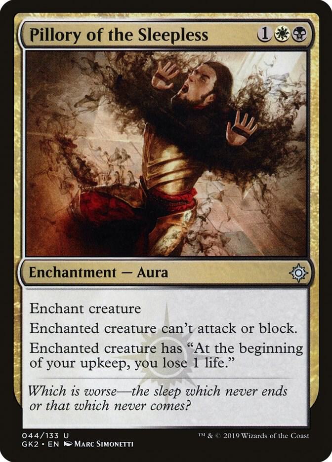 Pillory of the Sleepless 44 card from Ravnica Allegiance: Guild Kits