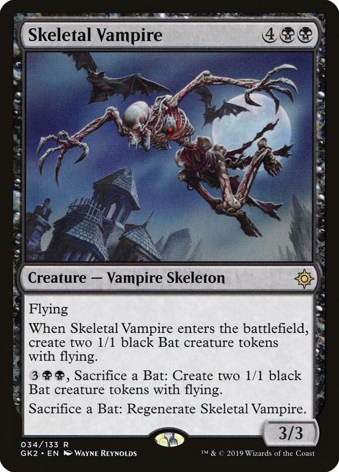 Skeletal Vampire 34 card from Ravnica Allegiance: Guild Kits