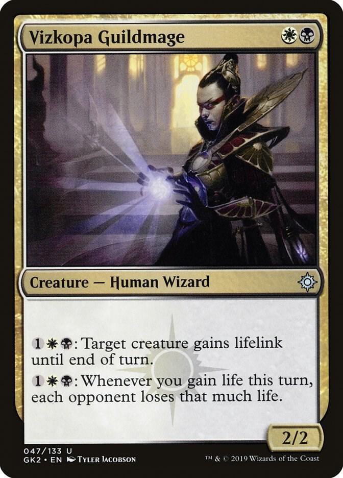 Vizkopa Guildmage 47 card from Ravnica Allegiance: Guild Kits