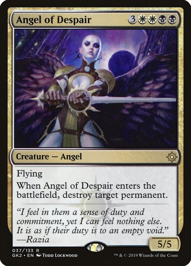 Angel of Despair 37 card from Ravnica Allegiance: Guild Kits