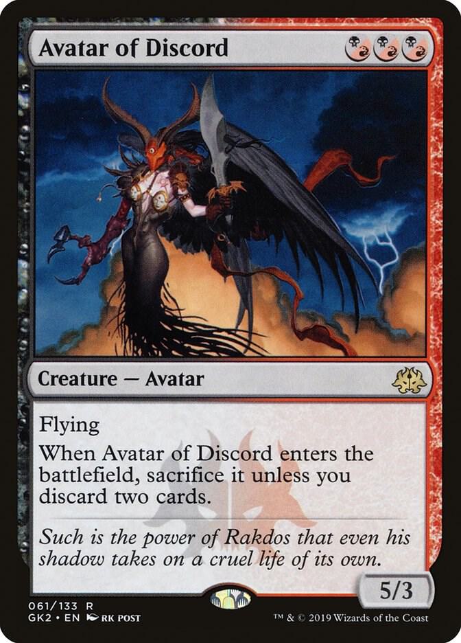 Avatar of Discord 61 card from Ravnica Allegiance: Guild Kits
