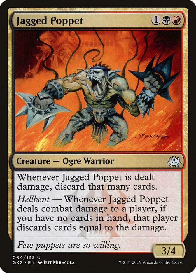 Jagged Poppet 64 card from Ravnica Allegiance: Guild Kits