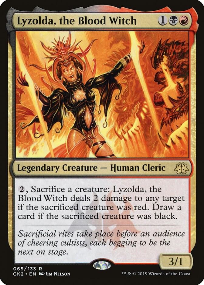 Lyzolda, the Blood Witch 65 card from Ravnica Allegiance: Guild Kits