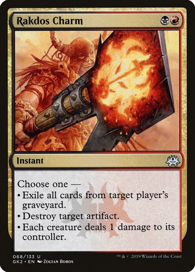 Rakdos Charm 68 card from Ravnica Allegiance: Guild Kits