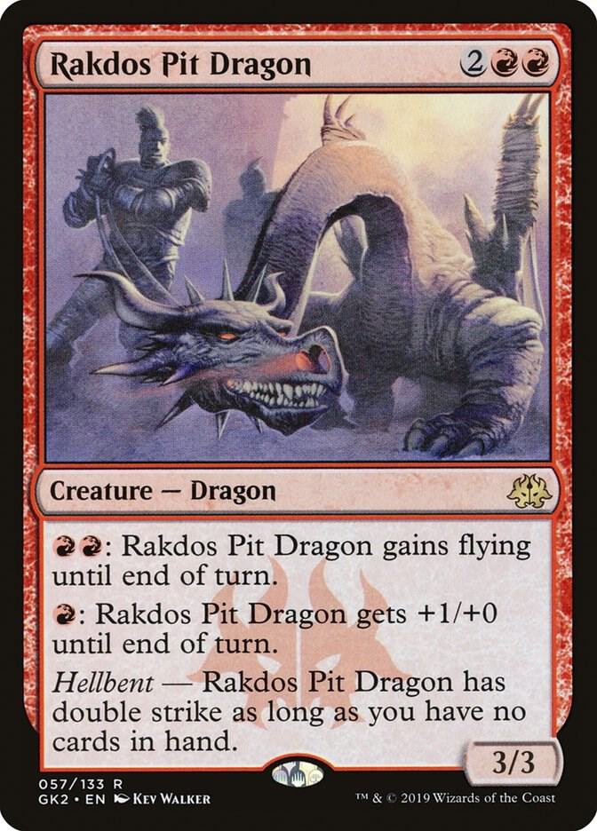 Rakdos Pit Dragon 57 card from Ravnica Allegiance: Guild Kits